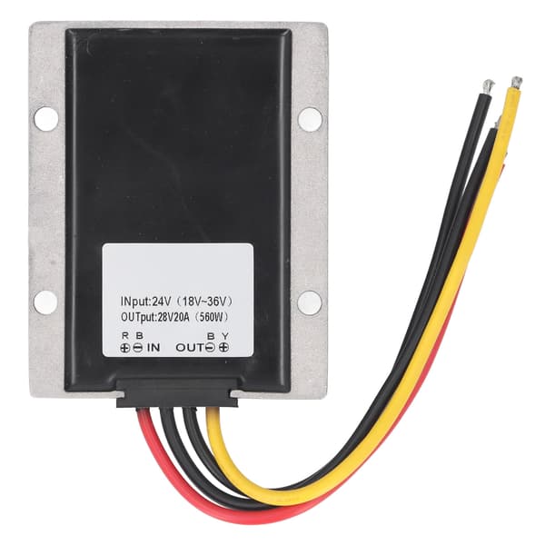 560W DC-DC Step Down Konverter 24V 18-36V til 28V 20A, IP67 Vandtæt Regulator til Bil LED-lys