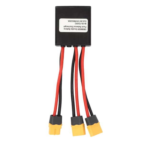 Elcykel Dobbelt Batteri Afladningskonverter Dobbelt Batteri Parallel Modul Adapter 20V-72V 20A