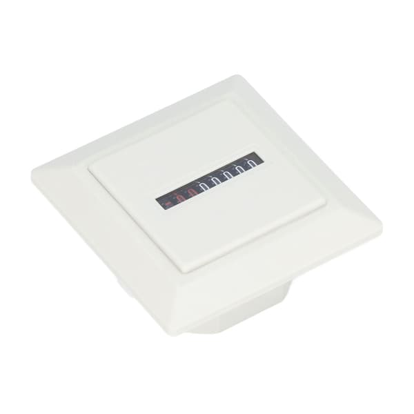 BERM Timetæller Mekanisk Måler Industriel Timer 72x72mm Hvid 220VAC