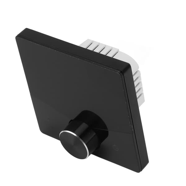 Termostat ABS Sort Smart Programmerbar WiFi Digital Touchscreen LCD Farvetermostat til Husholdning Sort