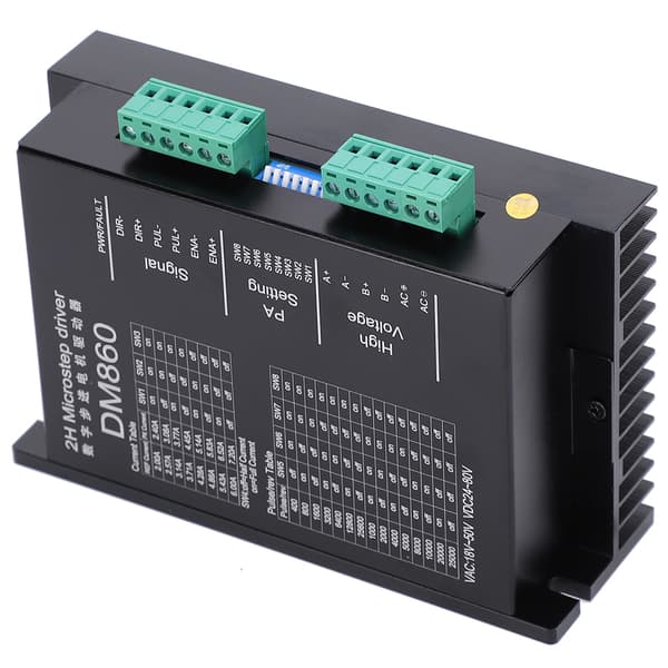 DM860 Stepper Motor Driver 2-faset 4.2A CNC-controller PUL/DIR