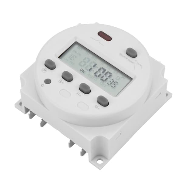 CN102A Digital LCD Elektronisk Timer Cykel Nedräkning Tidskontrollbrytare (220V)