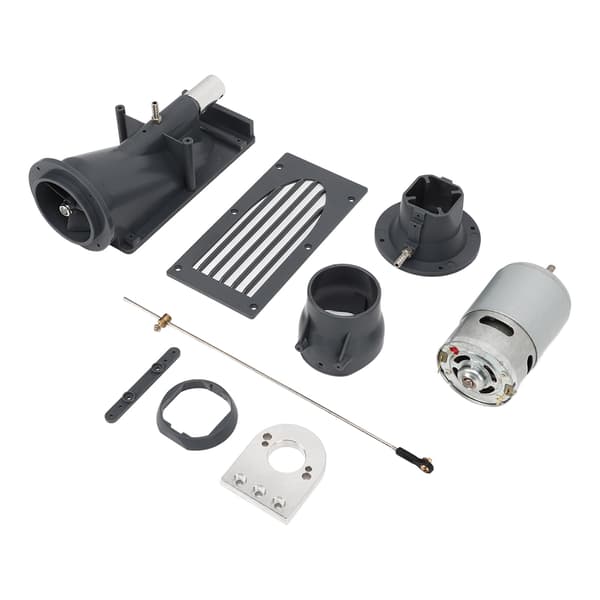 40 mm RC Båt Jetpump Thruster RC Båt Thruster Jetpump Set med 775 Borstad Motor Grå
