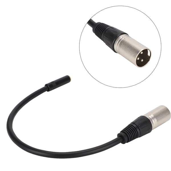 3,5 MM hun til XLR han zinklegering 3,5 MM interface lydadapterkabel patchkabel