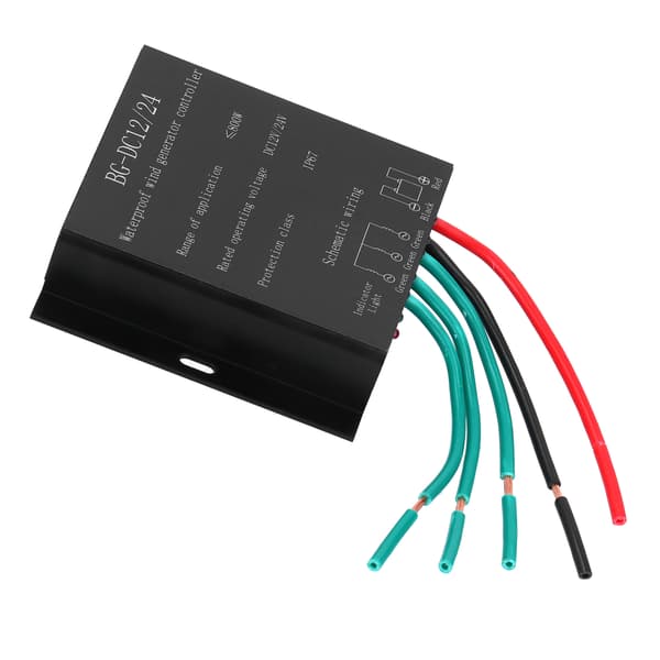 12V/24V 800W Vindladeregulator FO8 til Turbingenerator, Sort