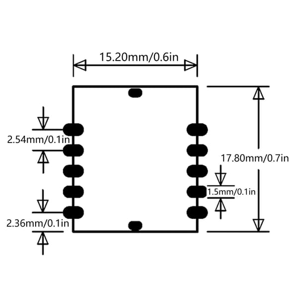 Luftkvalitetssensormodul Multi-parameter VOC/CO2/CH2O-detektion til industriel kontrol