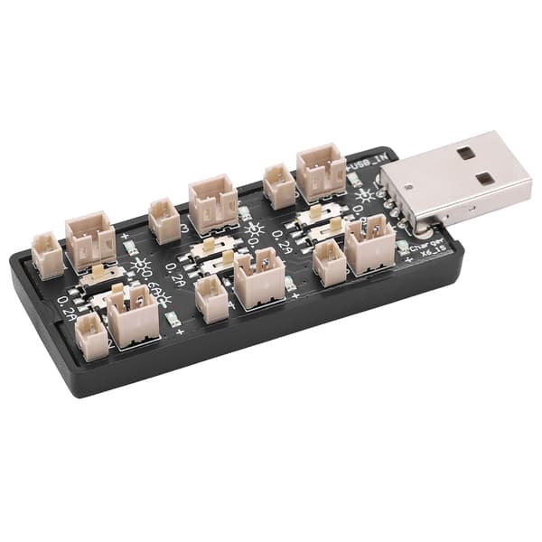 6-kanals USB lithium batteriopladerkort 3.7V 4.2V modul til DIY strømforsyning