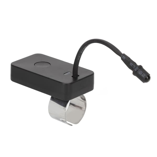 LED ørepindslampe Multifunktion 3 hastigheder USB genopladelig ørepindslampe til ørerensning Sort