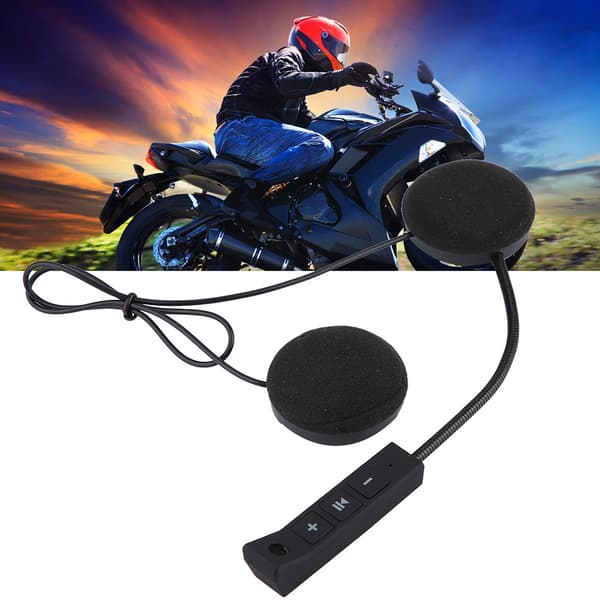 1 par motorcykelhjälm BT-headset hörlurar stöder handsfree-samtal