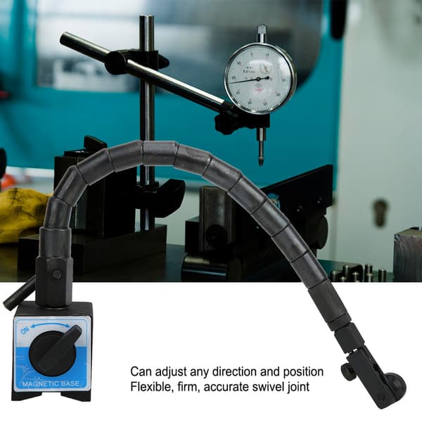 Magnetisk Base Fleksibel Holder Universal Testindikator Magnetholder 588N 364mm Lang