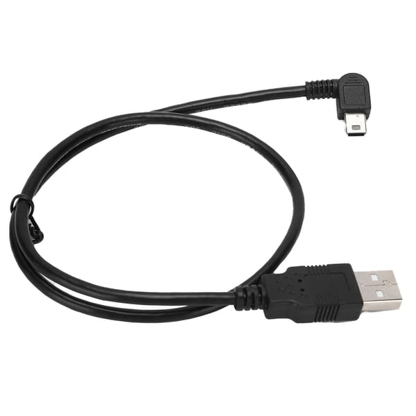 USBA til Mini USBB Kabel Han til Han Albue Venstre Vinkel Strømforsyning Opladerkabel til PC
