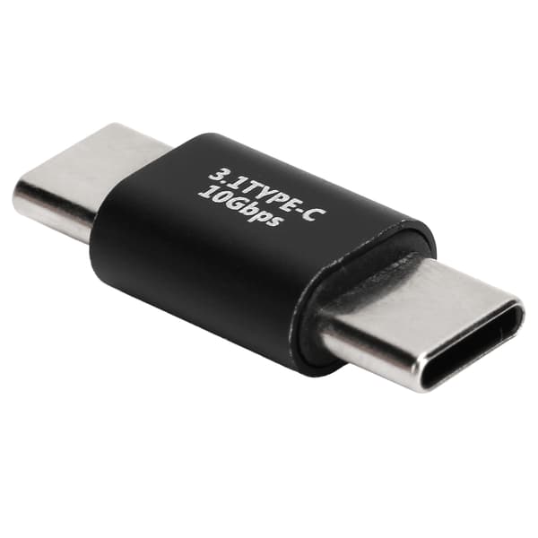 USB C-förlängningsadapter Typ C 3.1 Hane till Hane Adapter Stöder Snabbladdning 10 Gbps Dataöverföring