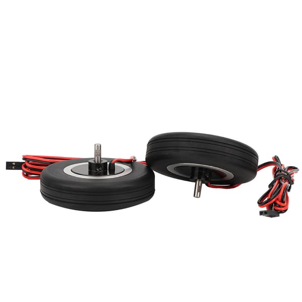 65 mm gummidäck hjulbromssystem med 4 mm axel för RC-flygplan