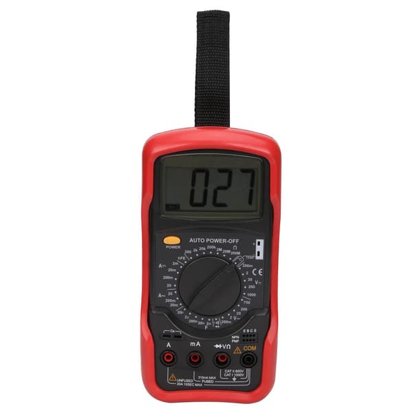 Mini bärbar universell hållbar multimeter magnetisk rem stark magnet hängande rep hängare
