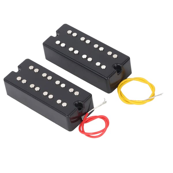 Humbucker Pickup Set Öppen Stil 2 Hål Dubbelspolig Pickup för 4-strängad Elbasgitarr