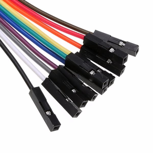 10-pak Dupont-ledninger testklemmer til USB-logikanalysator, forbindelseskabler og interface-ben, ideel til elektroniktest