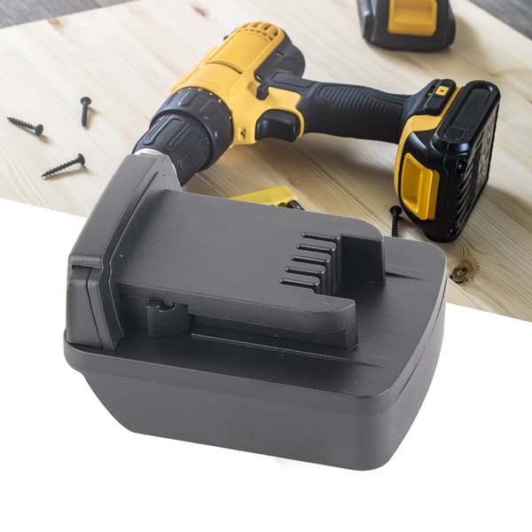 Batteriadapter med PCBA, spänningsskydd, svart, för Milwaukee M18 (DCB200)
