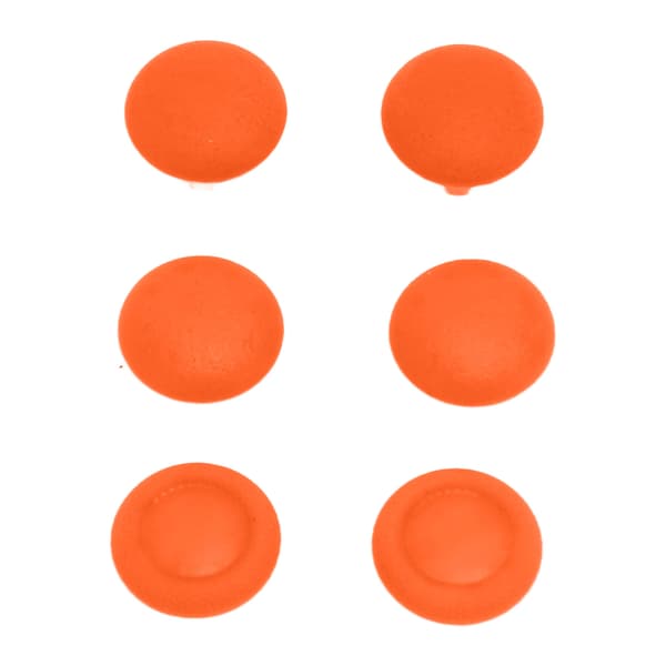 3D Joystick-knapdæksel 6 i 1 Forhindrer glidning Udskiftning af tommelfingergreb til PS5 Elite Controller Orange