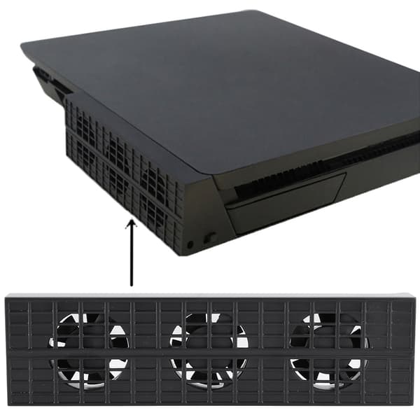 Varmeudsugningskøler Intelligent temperaturkontrol køleventilator til PS4 Slim