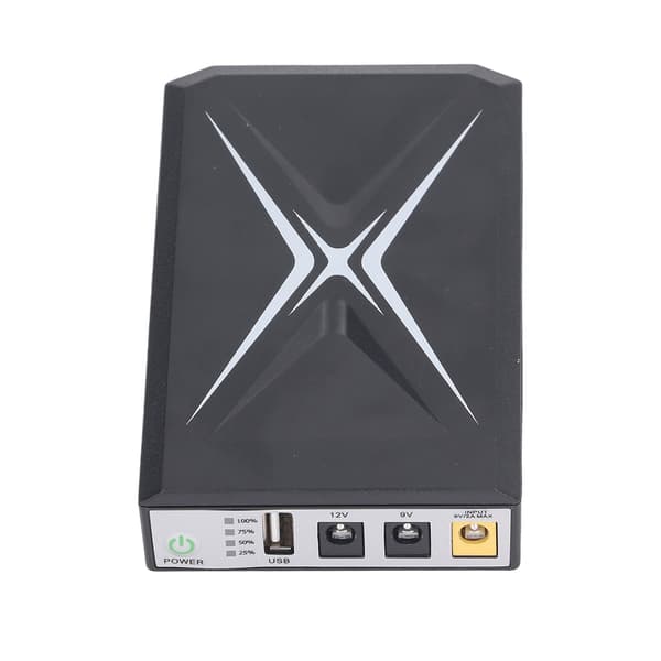 Mini UPS Batteribackup 10400mAh Avbrottsfri Strömförsörjning för Säkerhetskamera Router WiFi