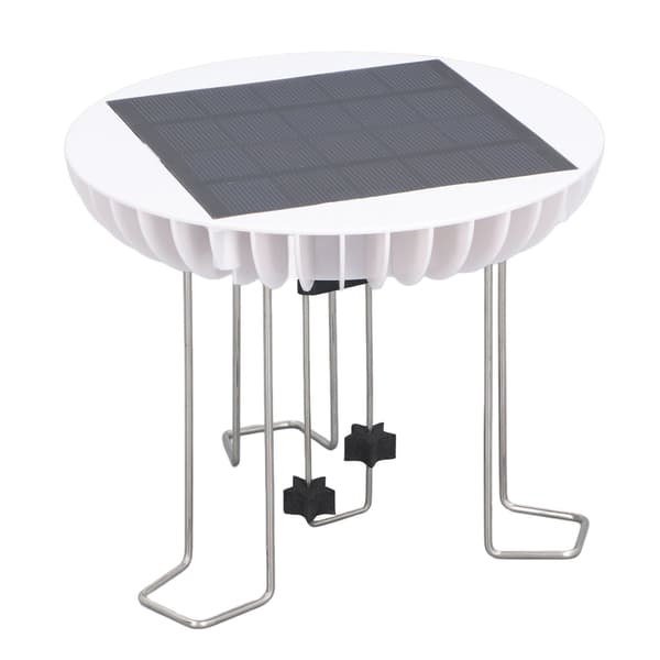 Solar vandvibrator Stille solvandagitator til fuglebad havedam dekoration 5V 2W