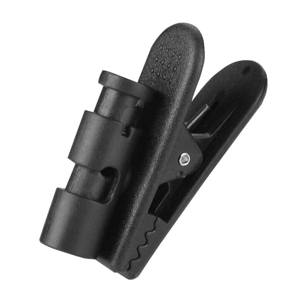 2 ST Svarta Hörlurar Headset Hörsnäcka Stor Klämma