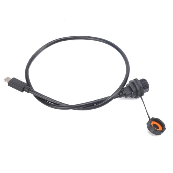 IP67 vedenpitävä USB C -liitin naaras ja uros 0,5 m kaapelilla, Type-C-liitäntä E10TPCTFF/TPCAM
