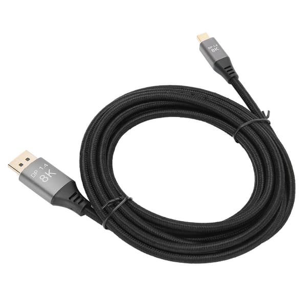 B0305-3 mini dp till DP-kabel 1.4 Version 8K Högupplöst Kabeladapter 3 Meter