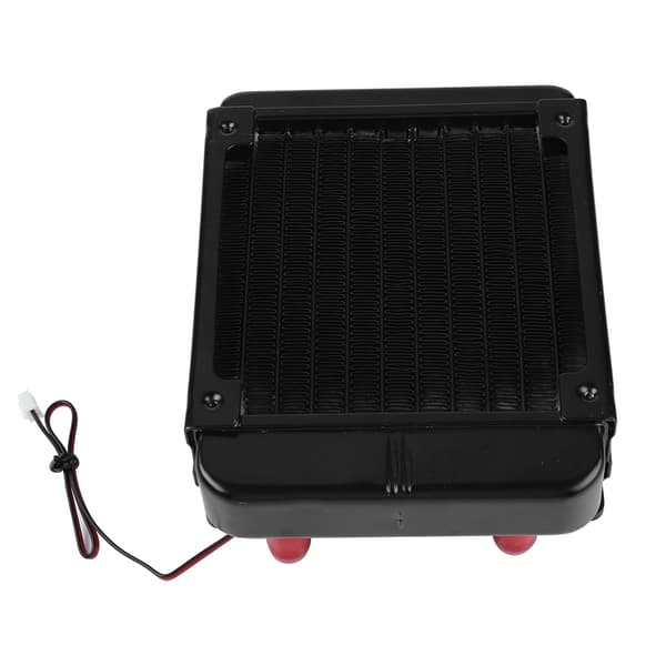 120MM Dator CPU Vattenkylning Kylare Värmeradiator med Fläkt 10 Rör