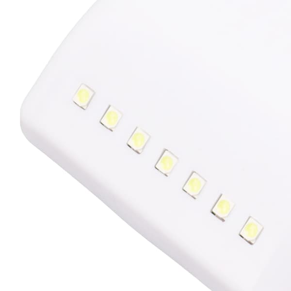 4 sæt LED skabslys 7 LED sensor underskabslys med 2700K varmt hvidt lys til garderobeskab skuffe