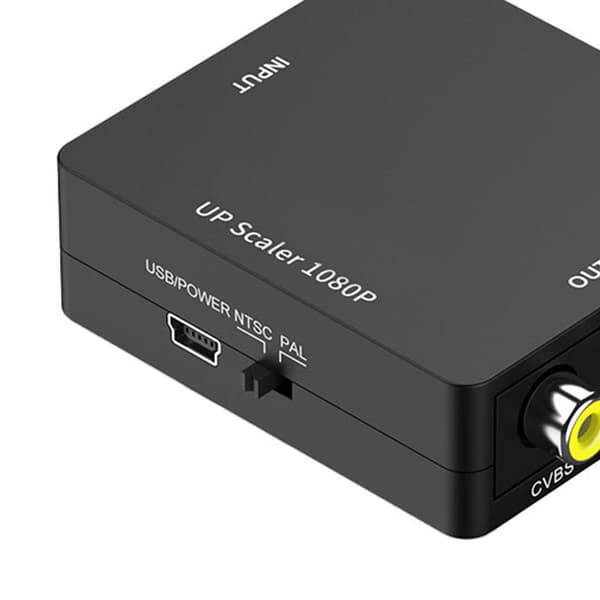 HD Multimedia Interface till AV-omvandlare 1080P Plug and Play RCA Ljud Videoadapter för PS5 Digitalbox HDTV