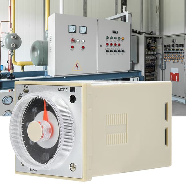 Tidsforsinkelsesrelæ Multifunktionel Præcision 8-benet Timer 1,2s-300t 220VAC/24VDC AC220V