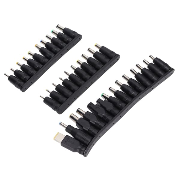 34 stk. DC-strømstik 5,5 mm x 2,1 mm universel bærbar strømstikadapter computertilbehør