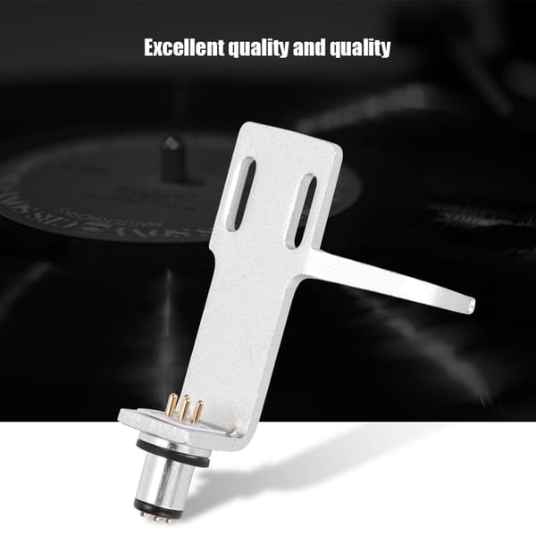 Pladespiller Phonograph Headshell High-end Phono Cartridge Headshell Pladespiller Kit Sølv