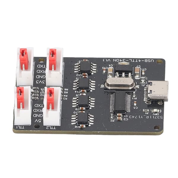 USB-TTL-sarjamuunninmoduuli 4-suuntainen Type-C LED-valolla ohjelmointiin