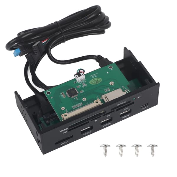 5,25 tums multifunktionell intern kortläsare Dashboard PC frontpanel