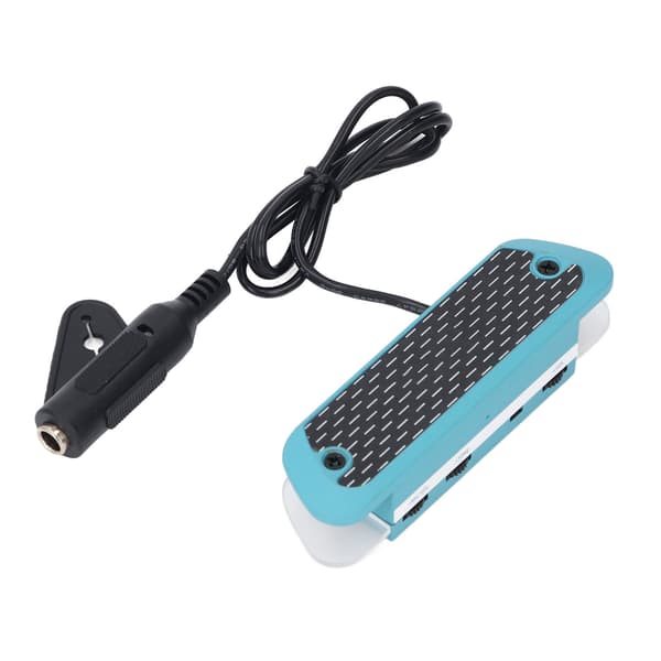 Akustisk Gitarr Pickup Volym Tonkontroll 6.35mm Plugg 3mm Kabel Passiv Magnetisk Ljudhåls Pickup