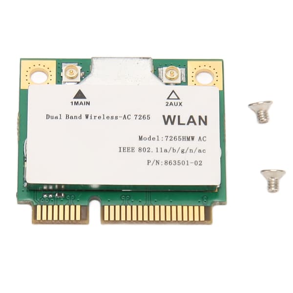 7265HMW trådløst netværkskort 1200Mbps 2.4 5Ghz Bluetooth 4.2 Mini PCIE Interface WiFi-adapter til Windows 7 8 10
