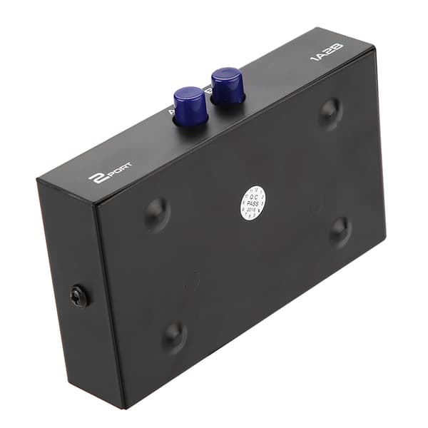 2/4-ports USB 2.0 manuel delingskontaktboks til pc-printerscanner (2-ports)