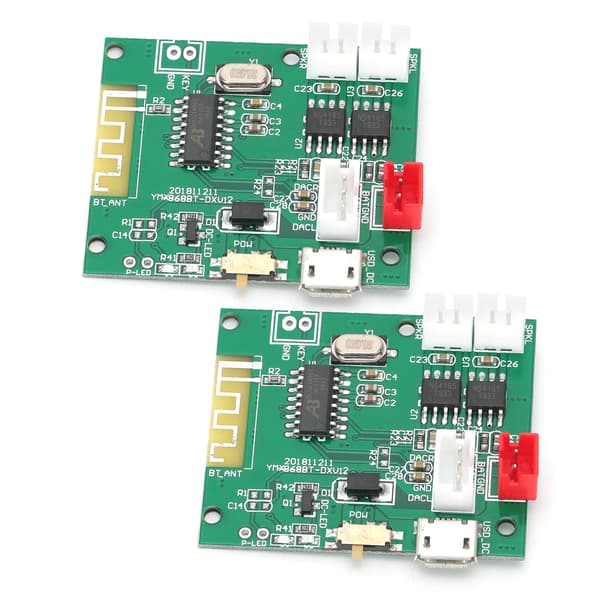 1 par effektforstærkermodul forstærkerkort lydstereo højttaler til Bluetooth 5.0 TWS 3.7-5V