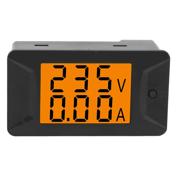 AC 40-400V 100A Dobbelt Digital Volt Amp Panelmåler, Amperemeter & Voltmeter, 110-220V, LED Display