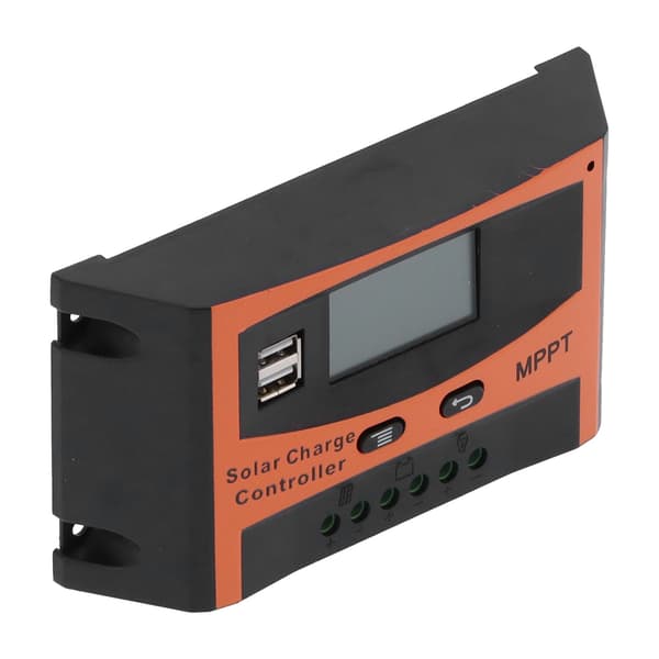 MPPT Solar Charge Controller 60A, 12V/24V Auto, Dobbelt USB-udgang, PV Panel Batteriregulator