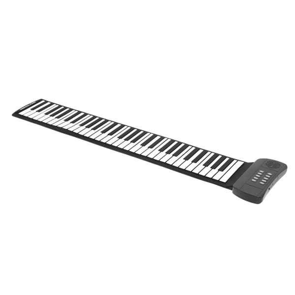 Rulleklaver til børn 61 tangenter elektronisk tykt bærbart foldbart USB genopladeligt keyboard