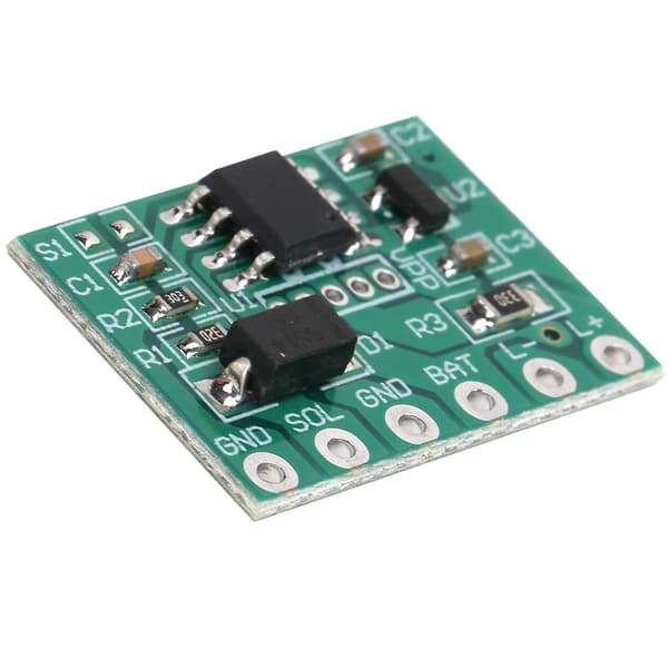 Solcelledrevet Vejstuds Lys Controller Timer Modul, Dobbeltsidet Aluminium, DC5V, Blinkende