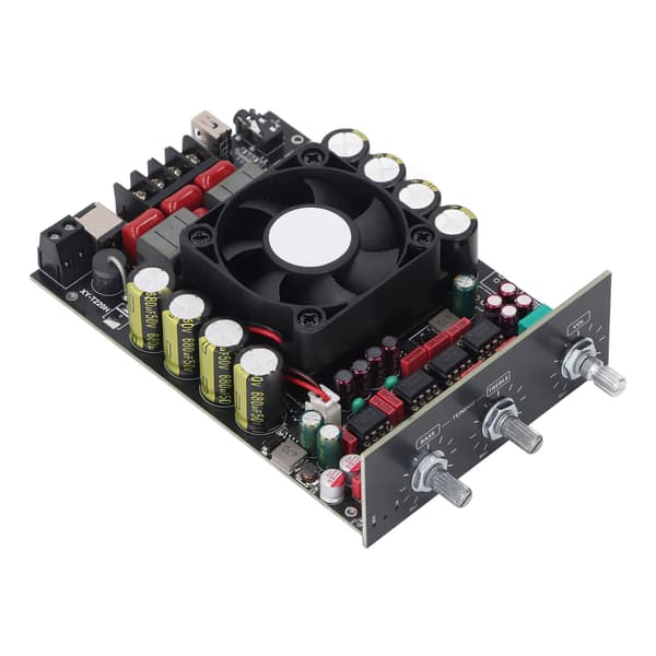 Bluetooth 5.2 Stereo Förstärkarkort 220W 2-kanals AUX HiFi Effektförstärkarmodul