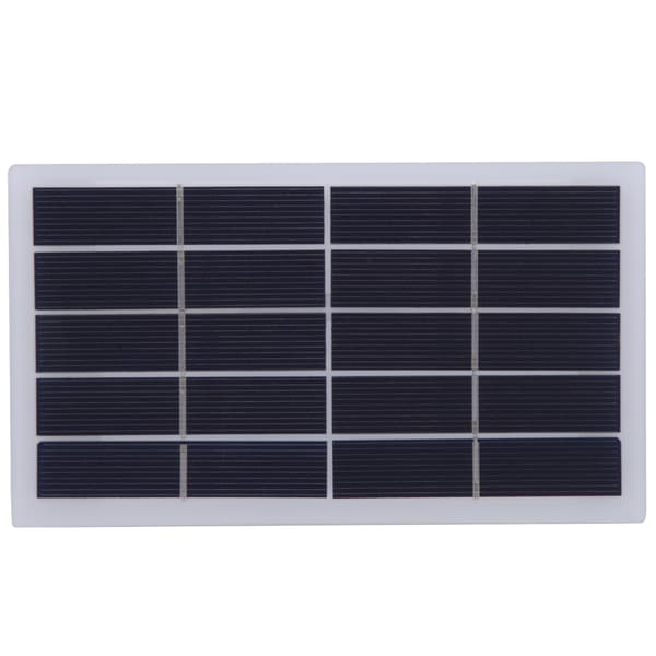 2W 5V Polykrystallinsk Silicium DIY Solpanel Letvægts med Klips 173x99x2MM (2W 5V Klips)