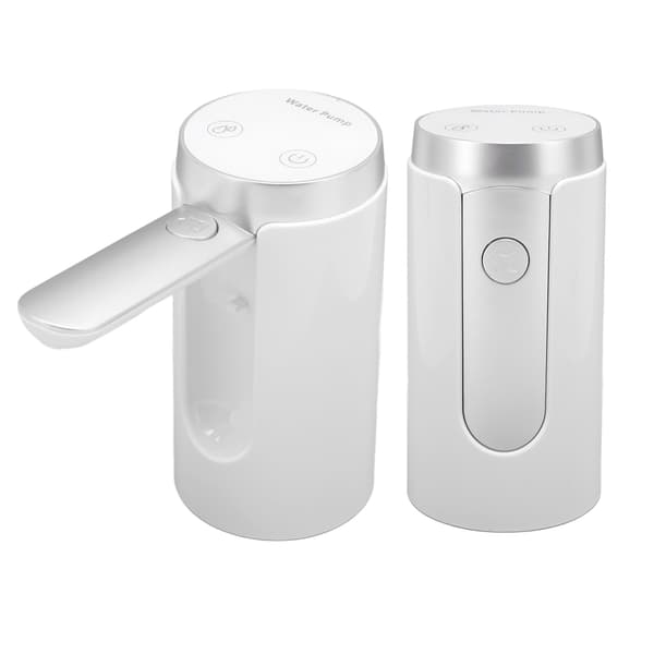 5 Gallon Jug Vattenpump Vikbar Mun LED-display Bärbar Vattendispenser för Hem Sovsal Kontor Utomhus