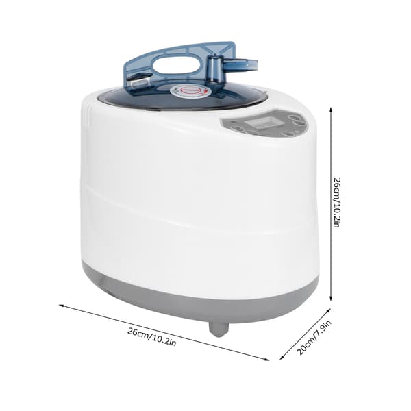 3L 1500W ångbastugenerator för hemmaspa-tält kroppsterapi rökmaskin EU-kontakt 220V