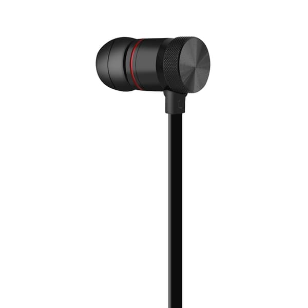 Magnet Trådlöst Bluetooth Sport Hörlurar Headset för iPhone Android Svart