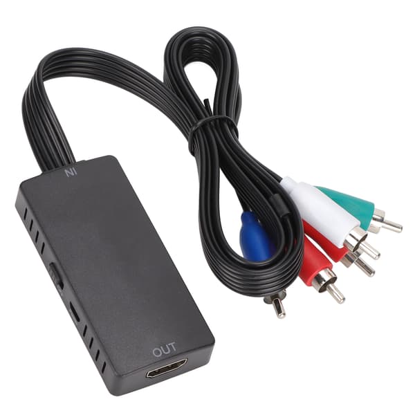 YPbPr til HD Multimedia Interface Adapter Komponent 1080P AV Konverter til DVD HDTV Skærm